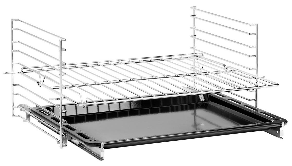 EINBAUBACKOFEN EBO 7913  - Schwarz, Trend, Metall (59,5/59,5/57,5cm) - Bomann