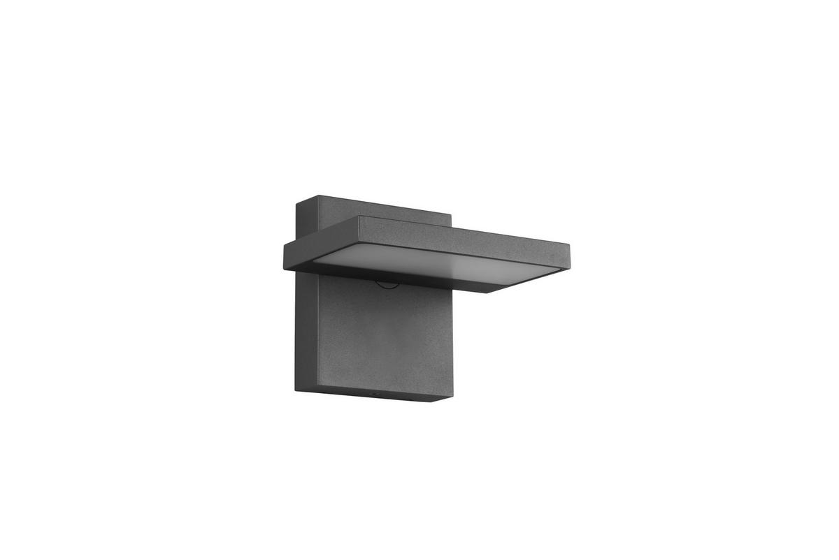 AUßENWANDLEUCHTE HORTON   - Anthrazit/Weiß, Design, Kunststoff/Metall (12/15cm) - Trio Leuchten