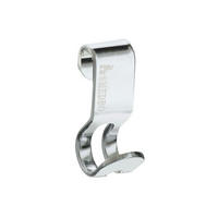 HAKEN 2 Stück  in Chromfarben  - Chromfarben, Basics, Metall (1,5/4,1cm) - Smedbo