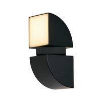 AUSSENWANDLEUCHTE Dakota 12/15,3/20,5 cm  - Schwarz, Design, Kunststoff/Metall (12/15,3/20,5cm)