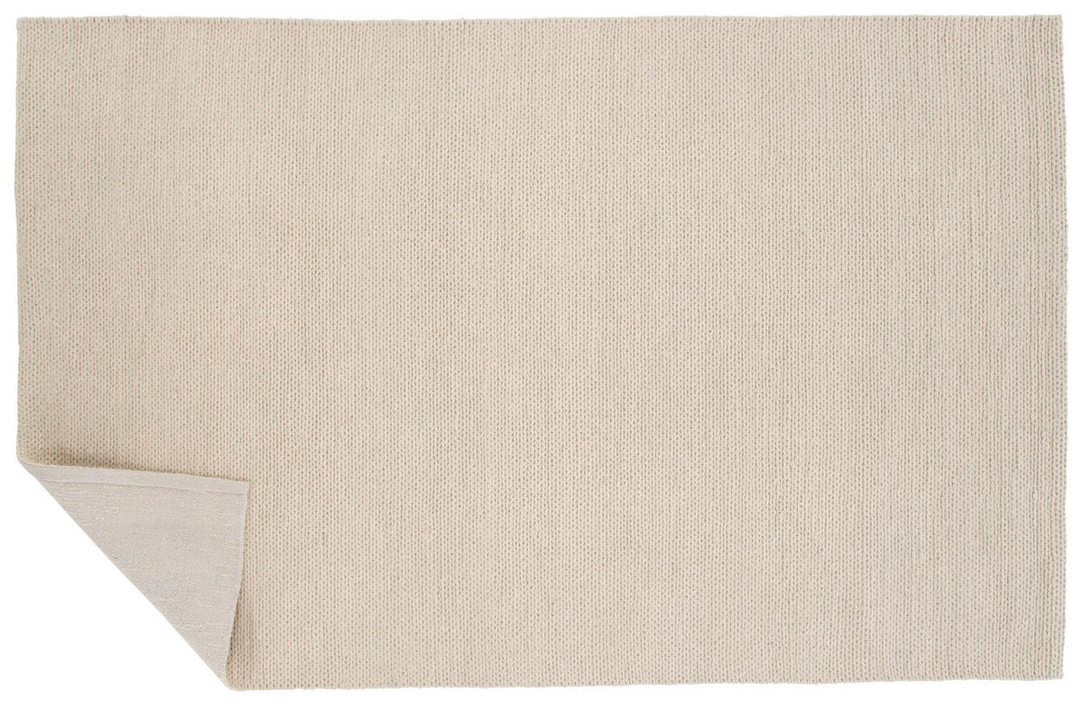 FLACHWEBETEPPICH 160/230 cm Weiß  - Weiß, LIFESTYLE, Textil (160/230cm) - P & B