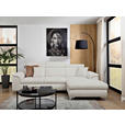 ECKSOFA Greige Flachgewebe  - Chromfarben/Greige, KONVENTIONELL, Textil/Metall (268/175cm) - Carryhome