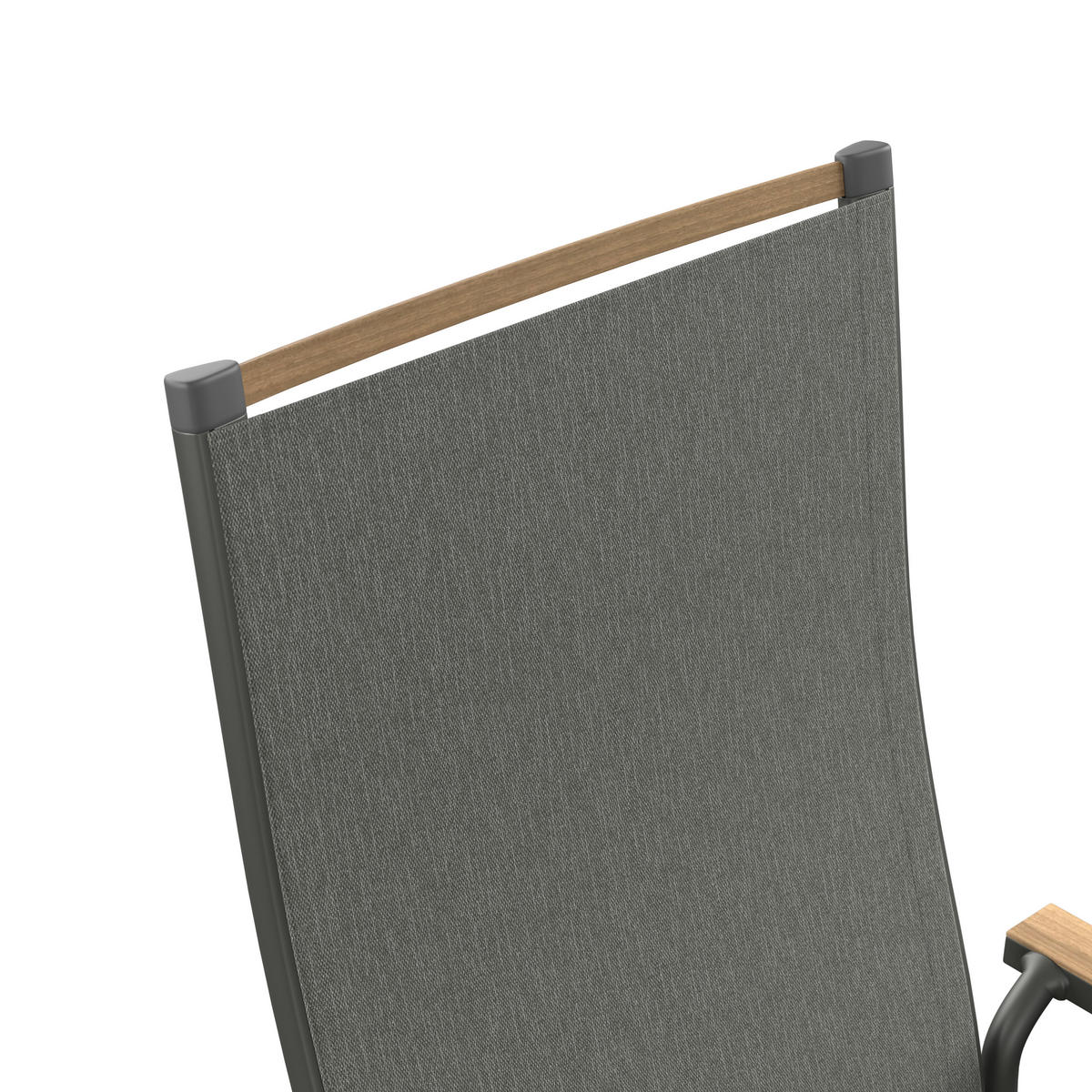 GARTENSESSEL - Naturfarben/Grau, MODERN, Textil/Metall (62/71/111cm) - Ambia Garden