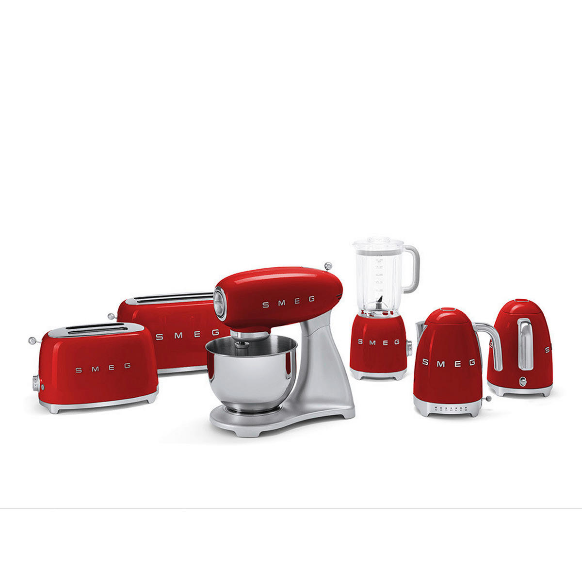 STANDMIXER 50's Style  - Rot, Trend, Metall (19.7/39.7/16.3cm) - SMEG