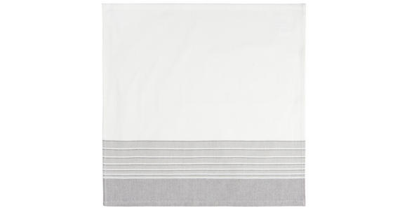 GESCHIRRTUCH-SET 3-teilig Grau, Weiß - Weiß/Grau, Design, Textil (50/50cm) - Esposa