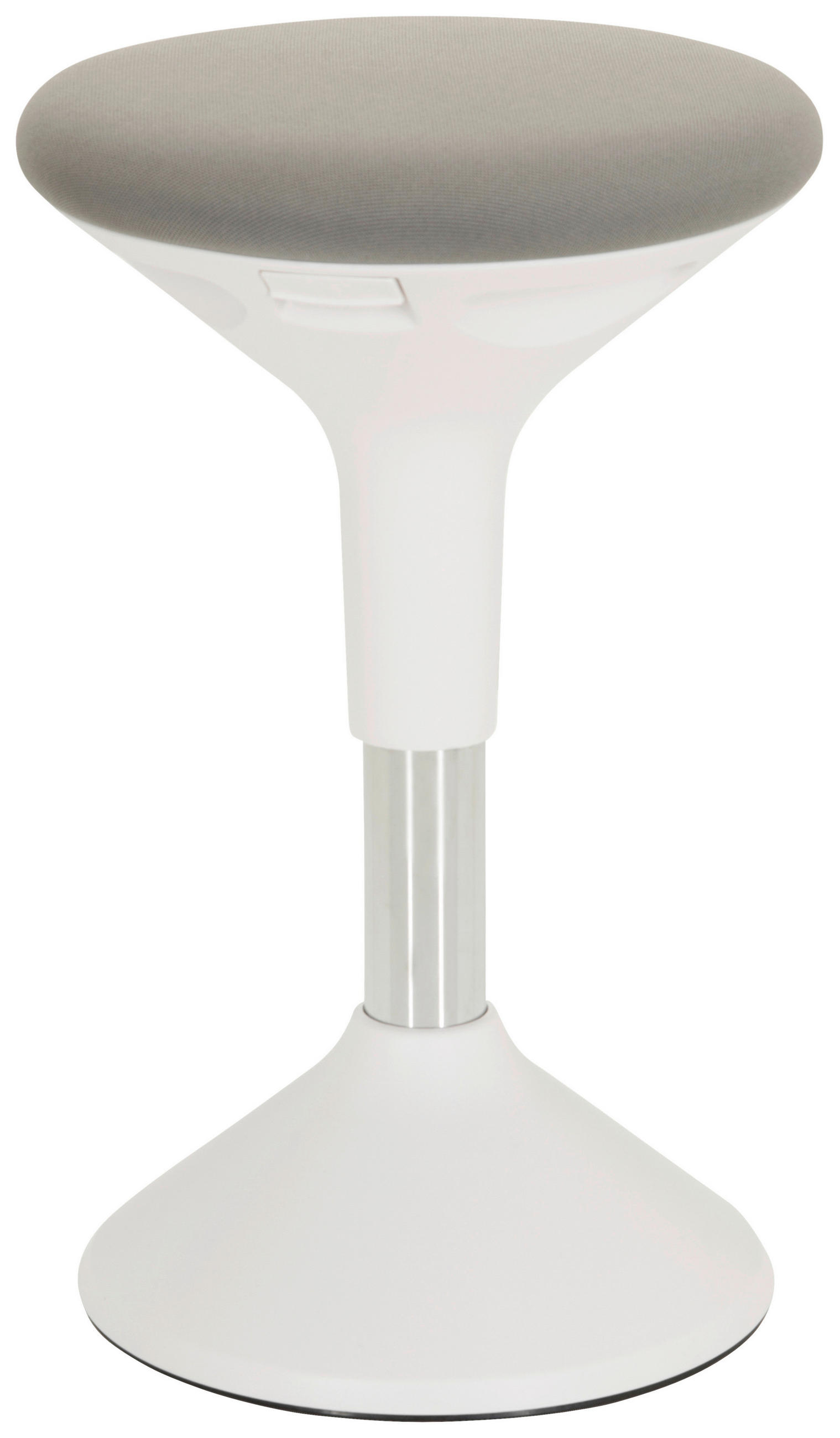KONTORSPALL  grå, vit  - vit/grå, Modern, textil/plast (28/43/28cm) - MID.YOU