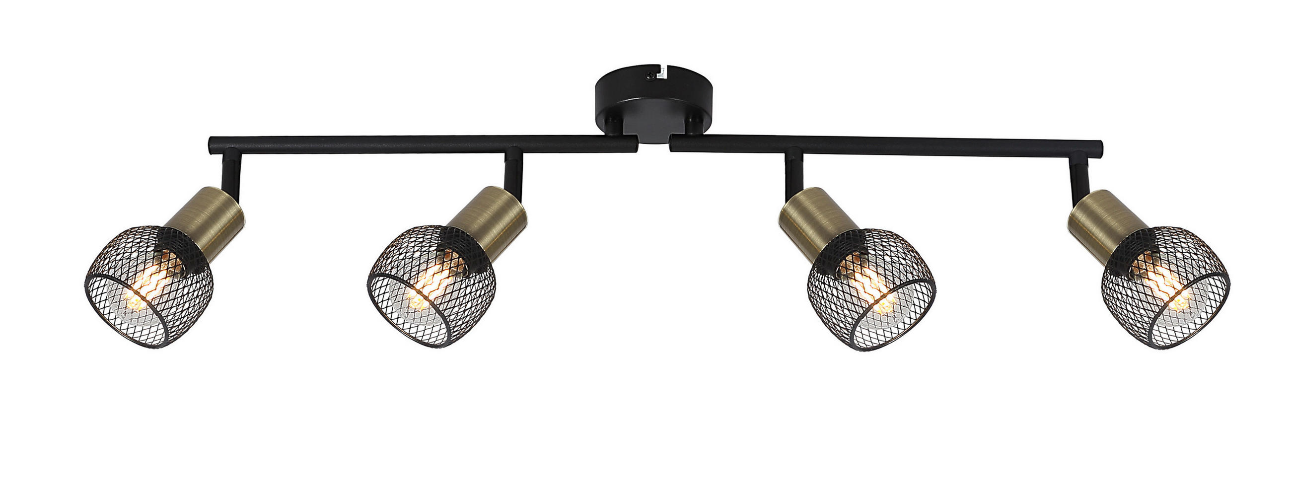 STRAHLER 60/8/15 cm  - Schwarz, Basics, Metall (60/8/15cm) - Globo