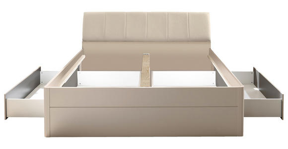 BETT 180/200 cm  in Kaschmir  - Kaschmir, KONVENTIONELL, Holzwerkstoff/Textil (180/200cm) - Carryhome