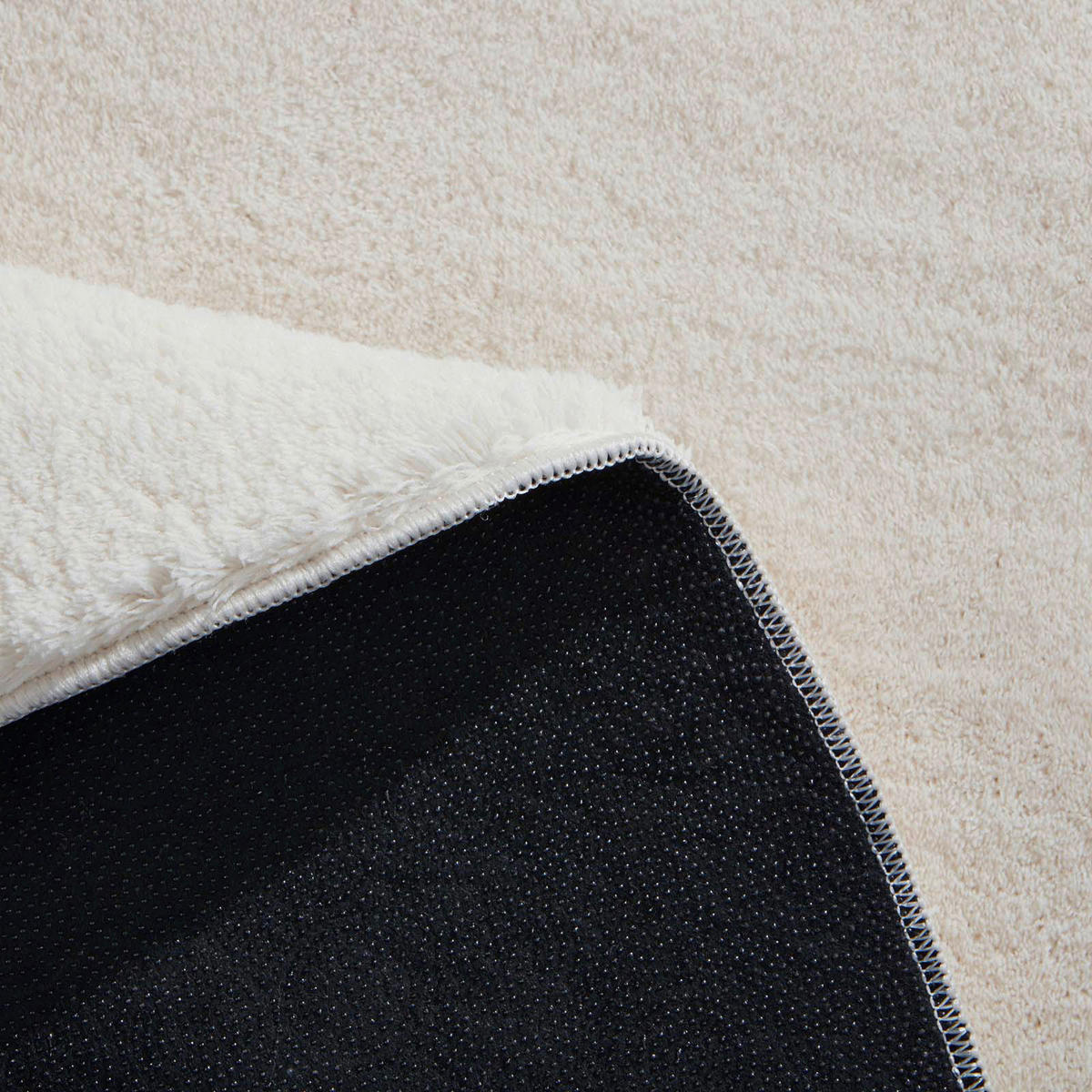 WEBTEPPICH Wohnzimmer 80 cm Fiona Creme rund  - Creme, KONVENTIONELL, Textil (80cm) - Novel