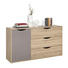 SIDEBOARD 148/83/41 cm - Eichefarben/Dunkelgrau, Design, Holzwerkstoff (148/83/41cm) - Hom`in SIDEBOARD 148/83/41 cm - Eichefarben/Dunkelgrau, Design, Holzwerkstoff (148/83/41cm) - Hom`in