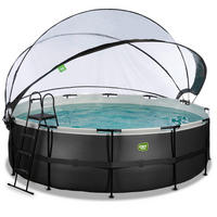 POOL SET 470/330 cm  - grå, Klassisk, plast (470/330cm) - EXIT Toys