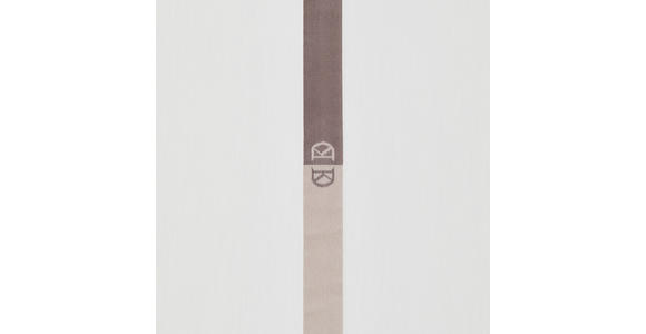 ÖSENVORHANG halbtransparent  - Taupe/Braun, Design, Textil (140/260cm) - Dieter Knoll