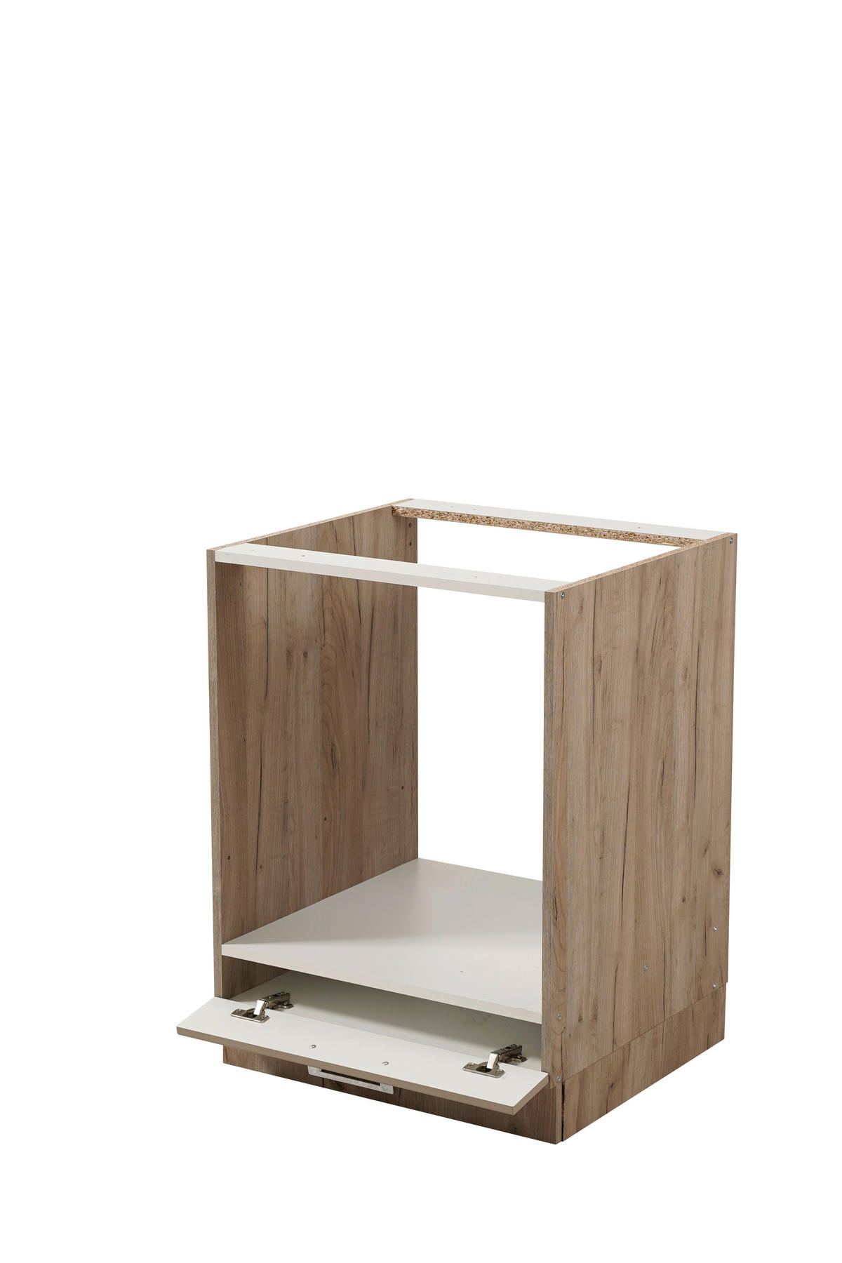 KONYHAI ALSÓSZEKRÉNY - ezüsttölgy, Basics, faalapú anyag (60/82/56cm) - Carryhome