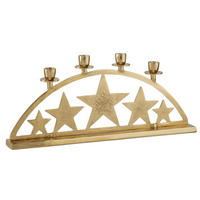 KERZENHALTER - Goldfarben, Basics, Metall (51/6/22cm) - Boltze Home