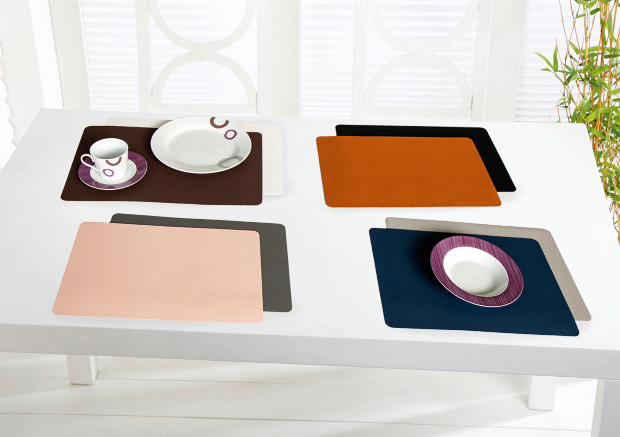 Tischset Regina Versch. Farben In Lederoptik, 30x45 cm