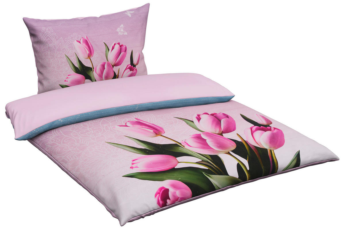 POSTELJINA SALUT PARIS 140/200 cm saten višebojna  - višebojna, Trendi, tekstil (140/200cm) - Esposa