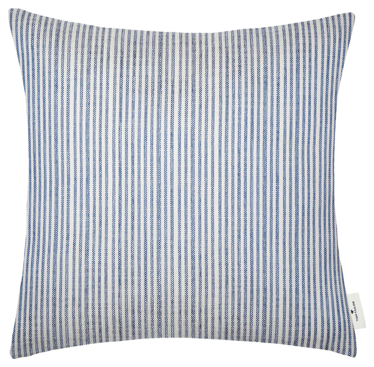 KUDDFODRAL T-Fresh 50/50 cm  - ljusgrå/blå, Klassisk, textil (50/50cm) - Tom Tailor