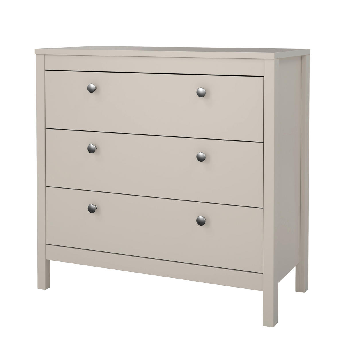 KOMMODE  in 82,3/79,7/38,4 cm  - Kaschmir/Silberfarben, MODERN, Holz/Metall (82,3/79,7/38,4cm) - MID.YOU