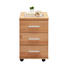 ROLLCONTAINER - Silberfarben/Buchefarben, Natur, Holz/Kunststoff (40/60/63cm) - Linea Natura ROLLCONTAINER - Silberfarben/Buchefarben, Natur, Holz/Kunststoff (40/60/63cm) - Linea Natura
