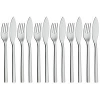 PRIBOR ZA JEDENJE RIBE - boje oplemenjenog čelika, Basics, metal (37,6/22,6/2,7cm) - WMF