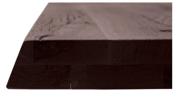 TISCHPLATTE in Holz 220/100/6 cm   - Eichefarben/Dunkelbraun, Design, Holz (220/100/6cm) - Waldwelt