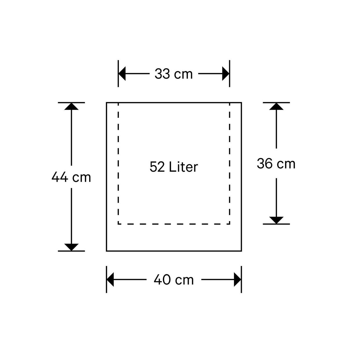 BLUMENKASTEN  - Schlammfarben, Design, Stein (40/44/40cm) - Joop!