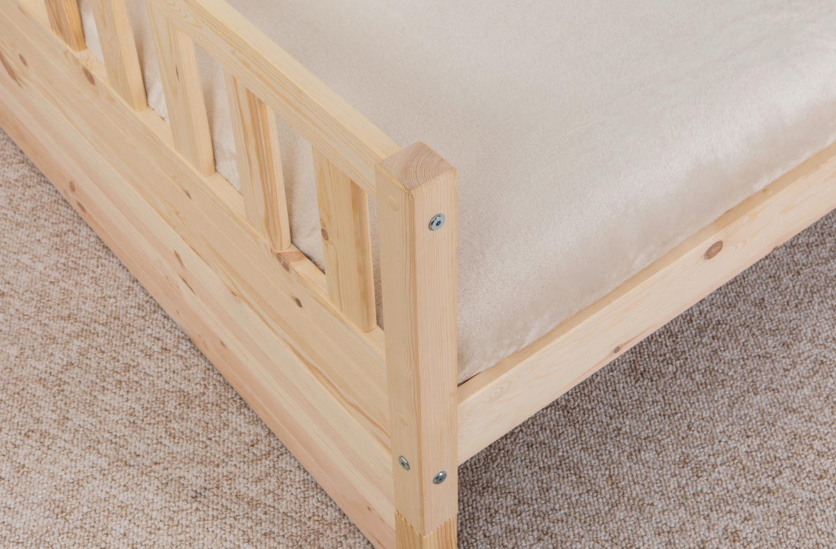 AUSZIEHBETT 140/200 cm Naturfarben  - Naturfarben, Modern, Holz (140/200cm) - MID.YOU