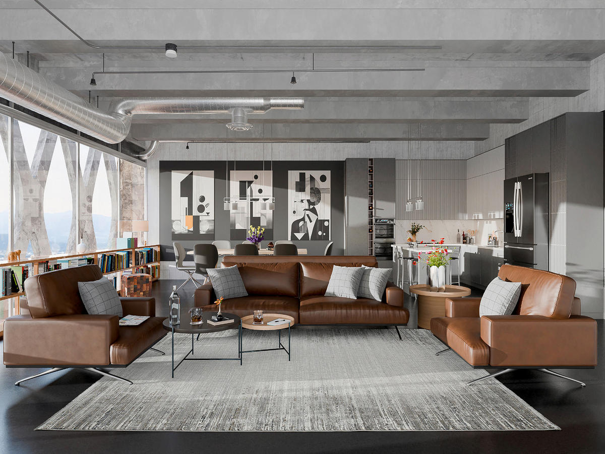 WEBTEPPICH 232/340 cm DESERT Grau, Hellgrau  - Hellgrau/Grau, Design, Textil (232/340cm) - Musterring