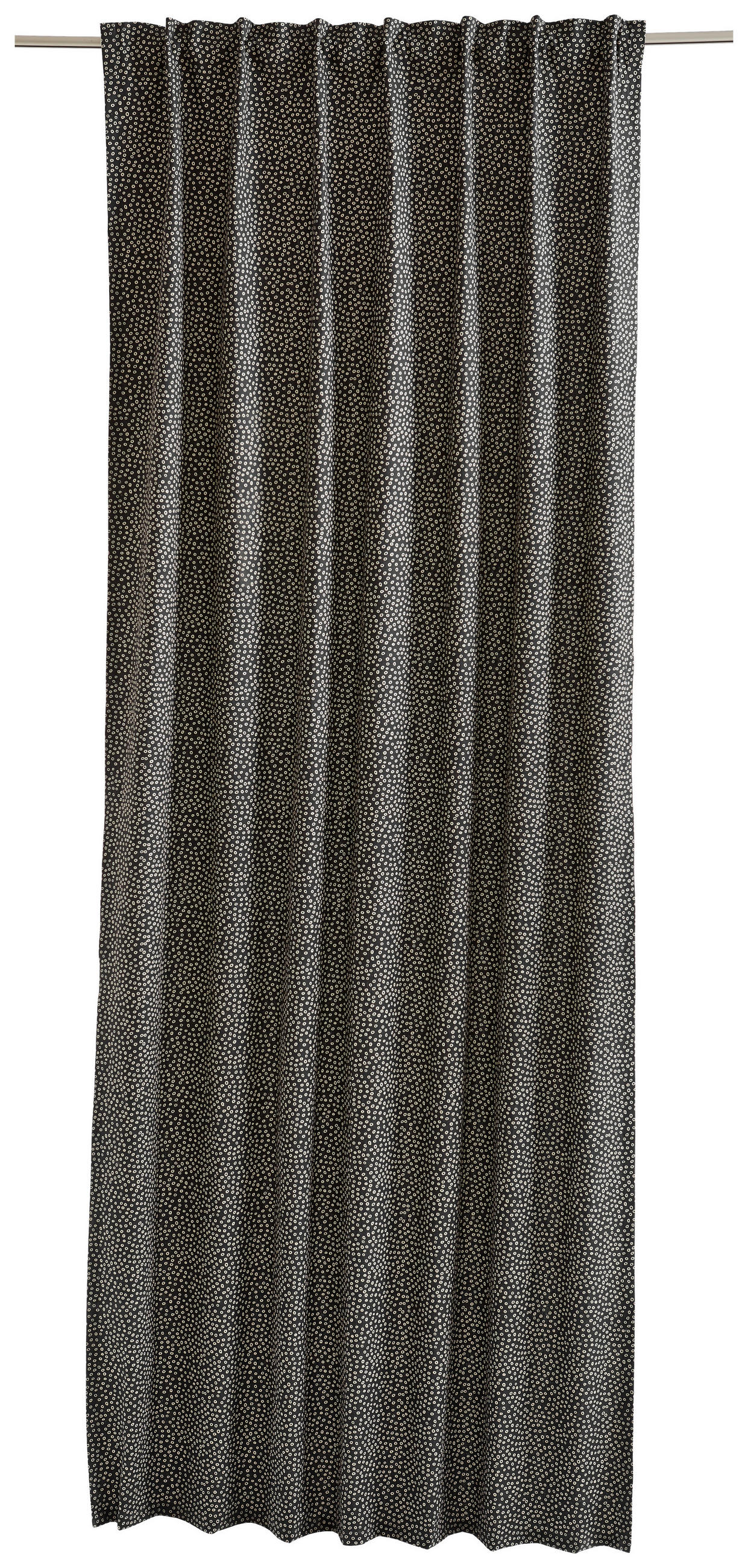 HOTOVÝ ZÁVĚS, neprůsvitné, 130/250 cm - černá/béžová, Basics, textil (130/250cm) - Esprit