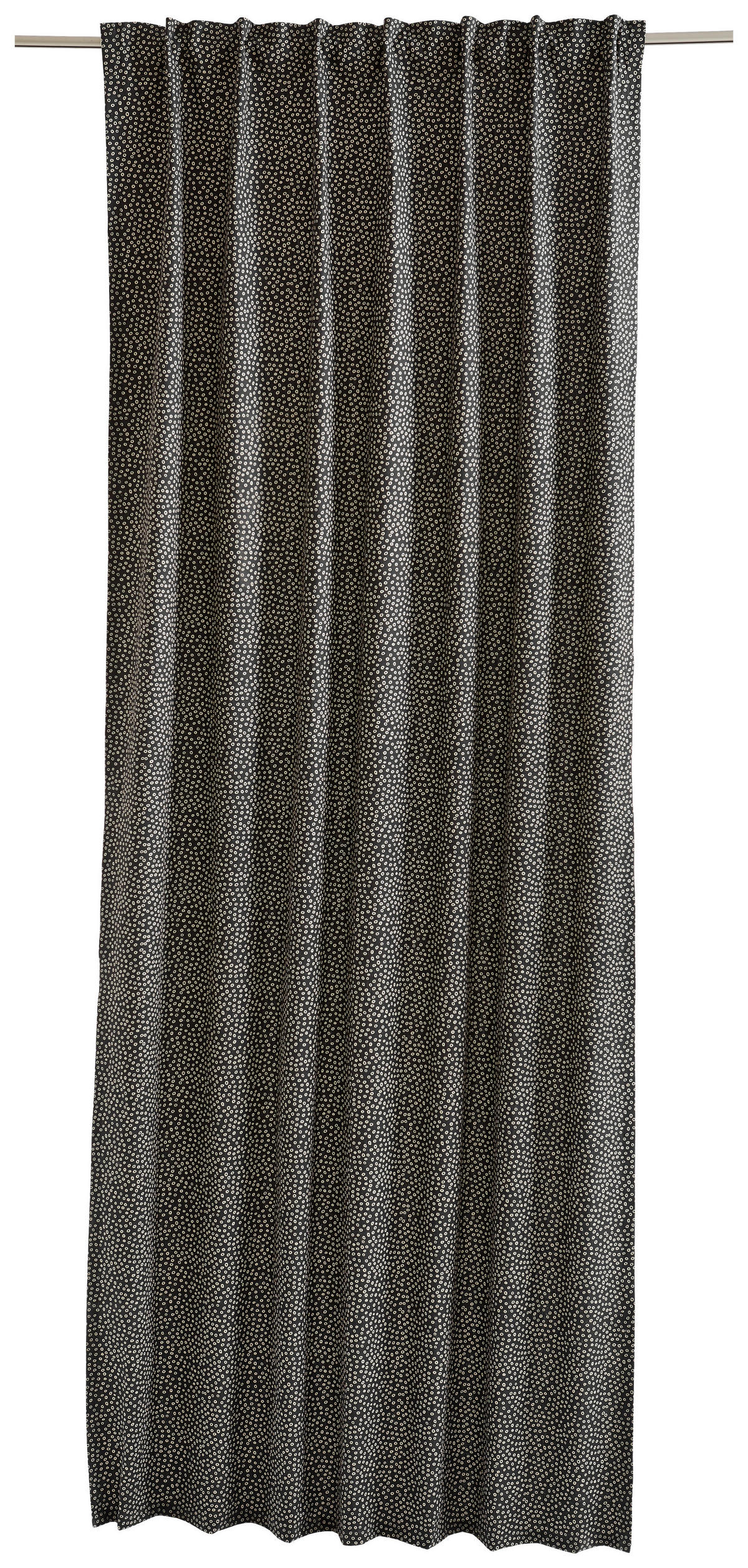 HOTOVÝ ZÁVĚS, neprůsvitné, 130/250 cm - černá/béžová, Basics, textil (130/250cm) - Esprit