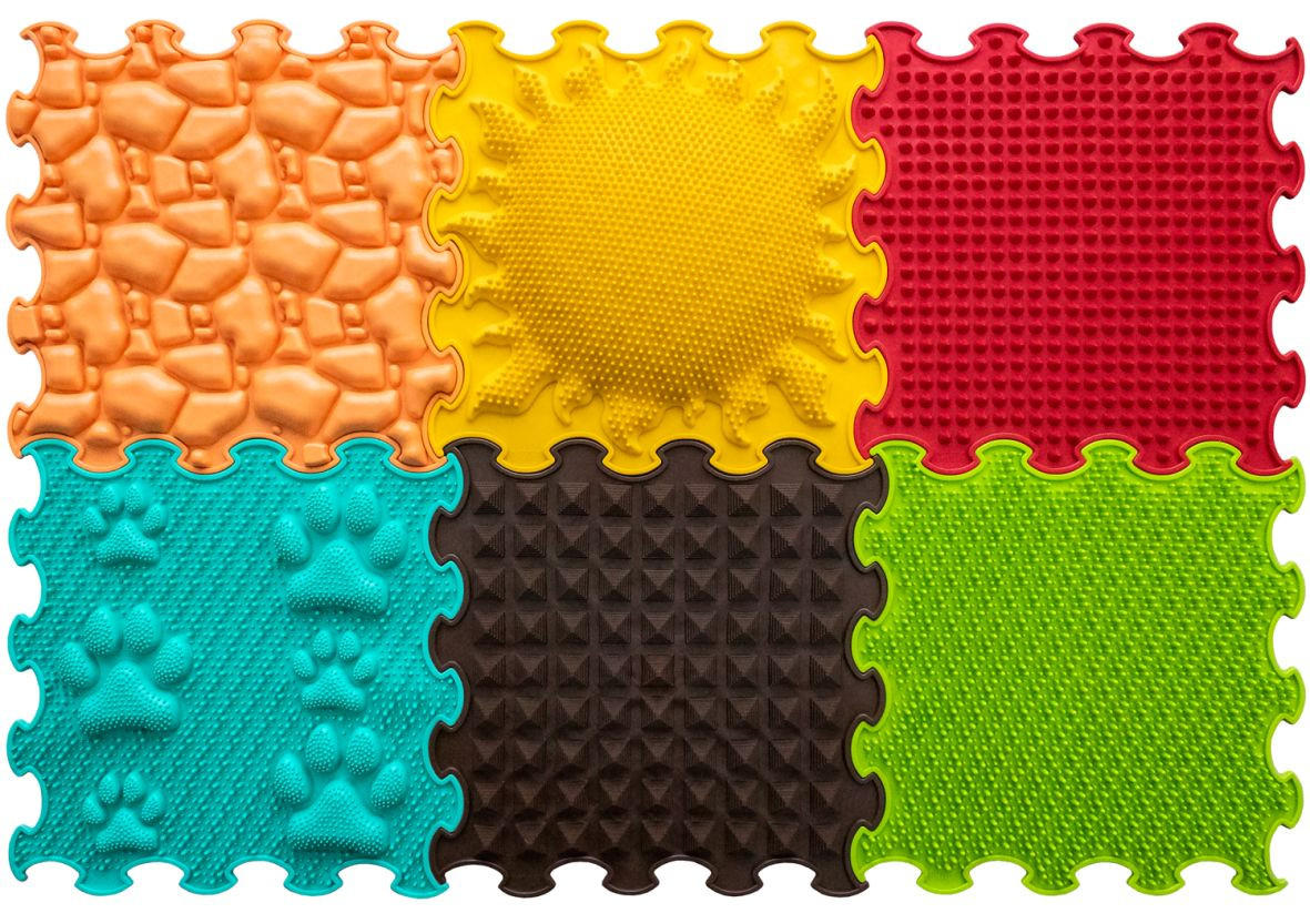 SPIELMATTE 30/30 cm Ortoto  - Multicolor, Basics, Kunststoff (30/30cm) - KIDWOOD