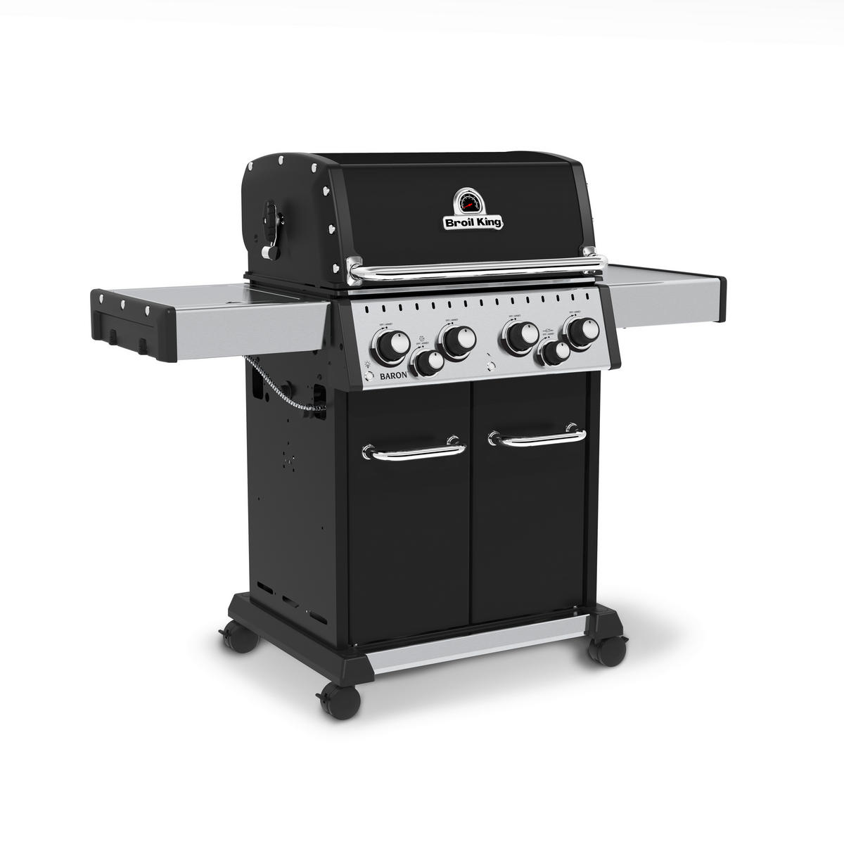 PLINSKI ŽAR  BARON - črna, Basics, kovina (145/116/61cm) - Broil King