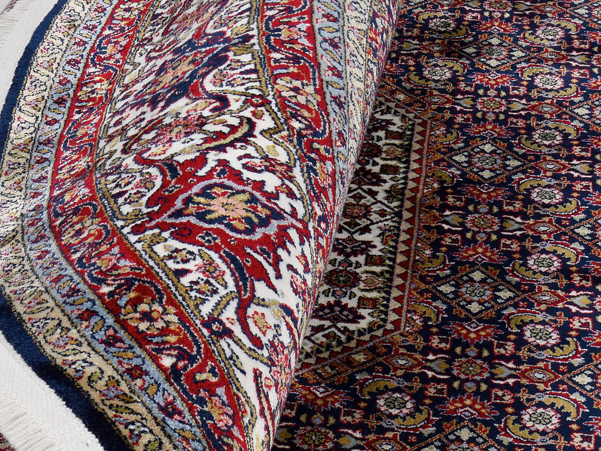 TEPPICH 160 cm Mithras Bidjar Braun, Dunkelrot, Beige  - Beige/Braun, Basics, Textil (160cm) - Novel