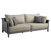 2-SITZER-SOFA Mari Flachgewebe Anthrazit, Taupe  - Taupe/Anthrazit, ROMANTIK / LANDHAUS, Holz/Textil (219/83/98cm) - Dieter Knoll