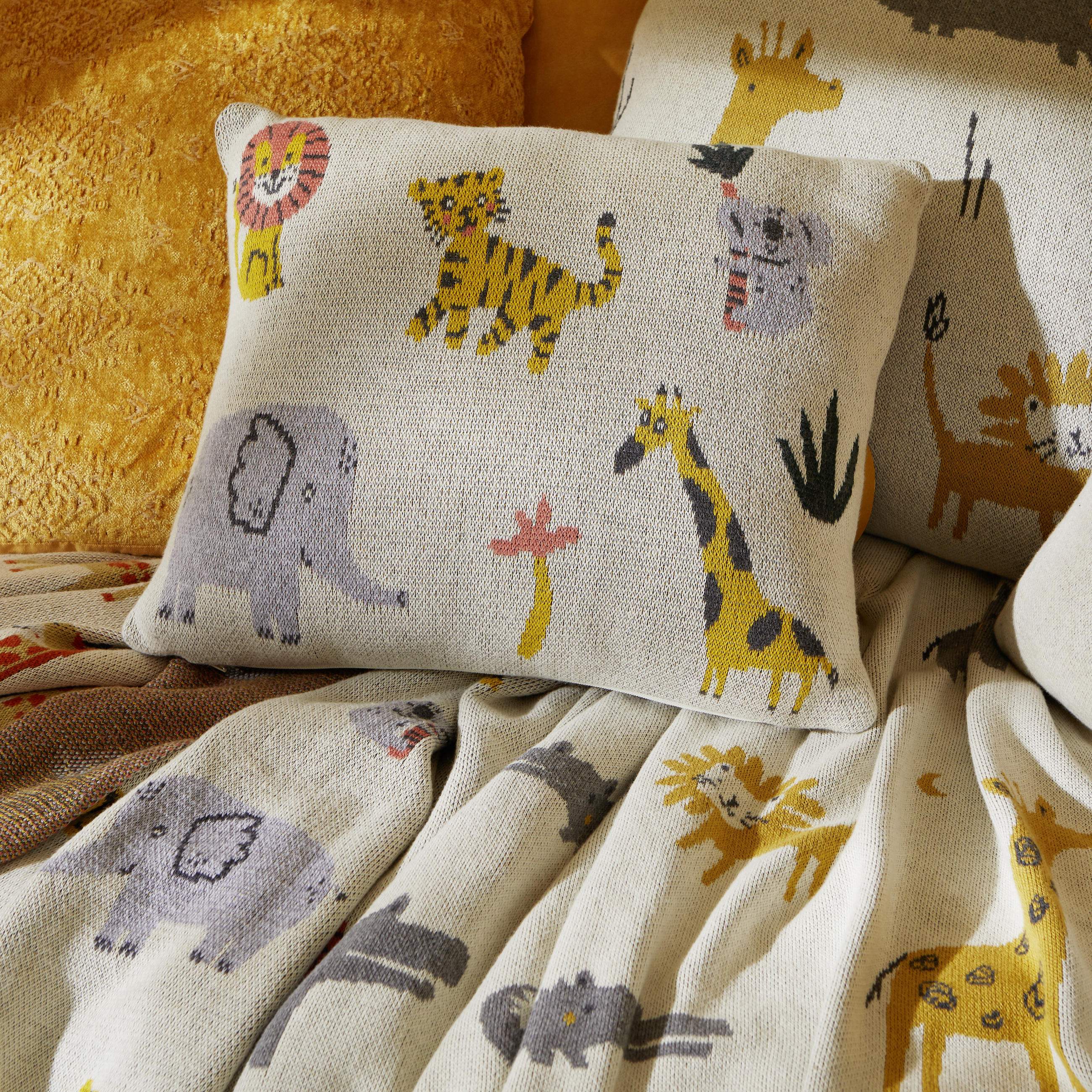 KINDERKISSEN 40/40 cm - Multicolor, Trend, Textil (40/40cm) - Avelia