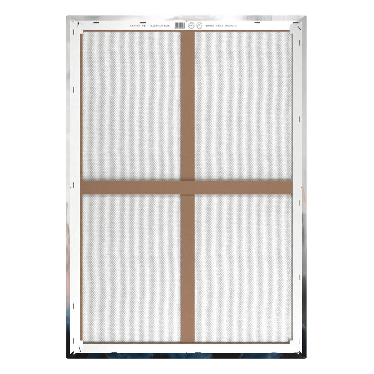 OLEJOMAĽBA, ženy, 70/100 cm  - modrá/sivá, Basics, kompozitné drevo/textil (70/100cm) - Monee