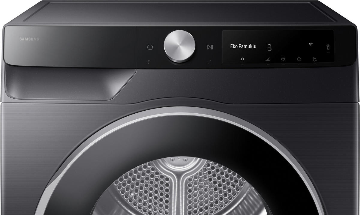 TROCKNER DV90DG6845LBU2  - Schwarz, Basics, Glas/Kunststoff (60/85/60cm) - Samsung