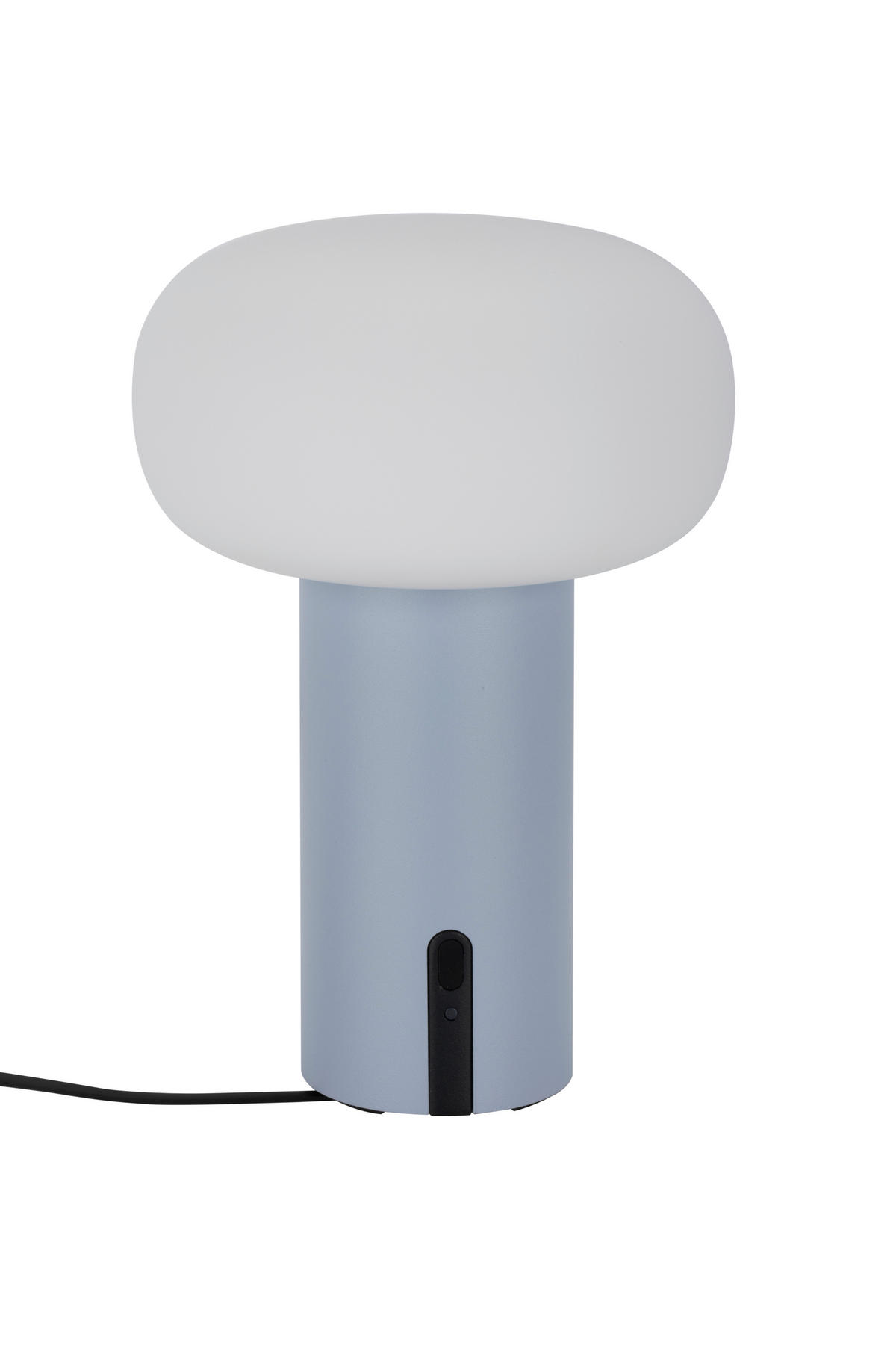 PORTABEL LAMPA 13/19 cm   - vit/ljusblå, Trend, metall/glas (13/19cm) - Dieter Knoll