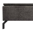 BOXSPRINGBETT 180/200 cm,  in Braun, Topper, H3 + H3 = fest  - Schwarz/Braun, Design, Textil/Metall (180/200cm) - Esposa