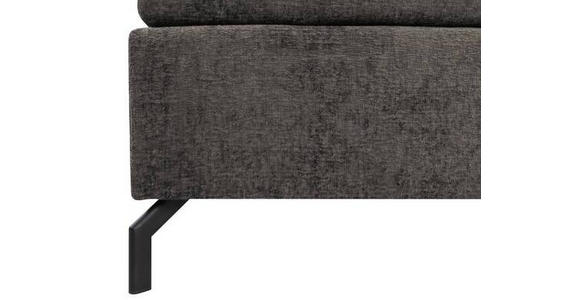 BOXSPRINGBETT 180/200 cm,  in Braun, Topper, H3 + H3 = fest  - Schwarz/Braun, Design, Textil/Metall (180/200cm) - Esposa