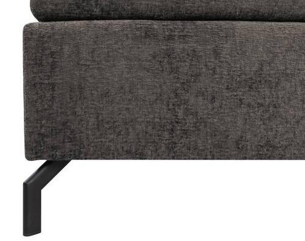 BOXSPRINGBETT 180/200 cm  in Braun  - Schwarz/Braun, Design, Textil/Metall (180/200cm) - Esposa
