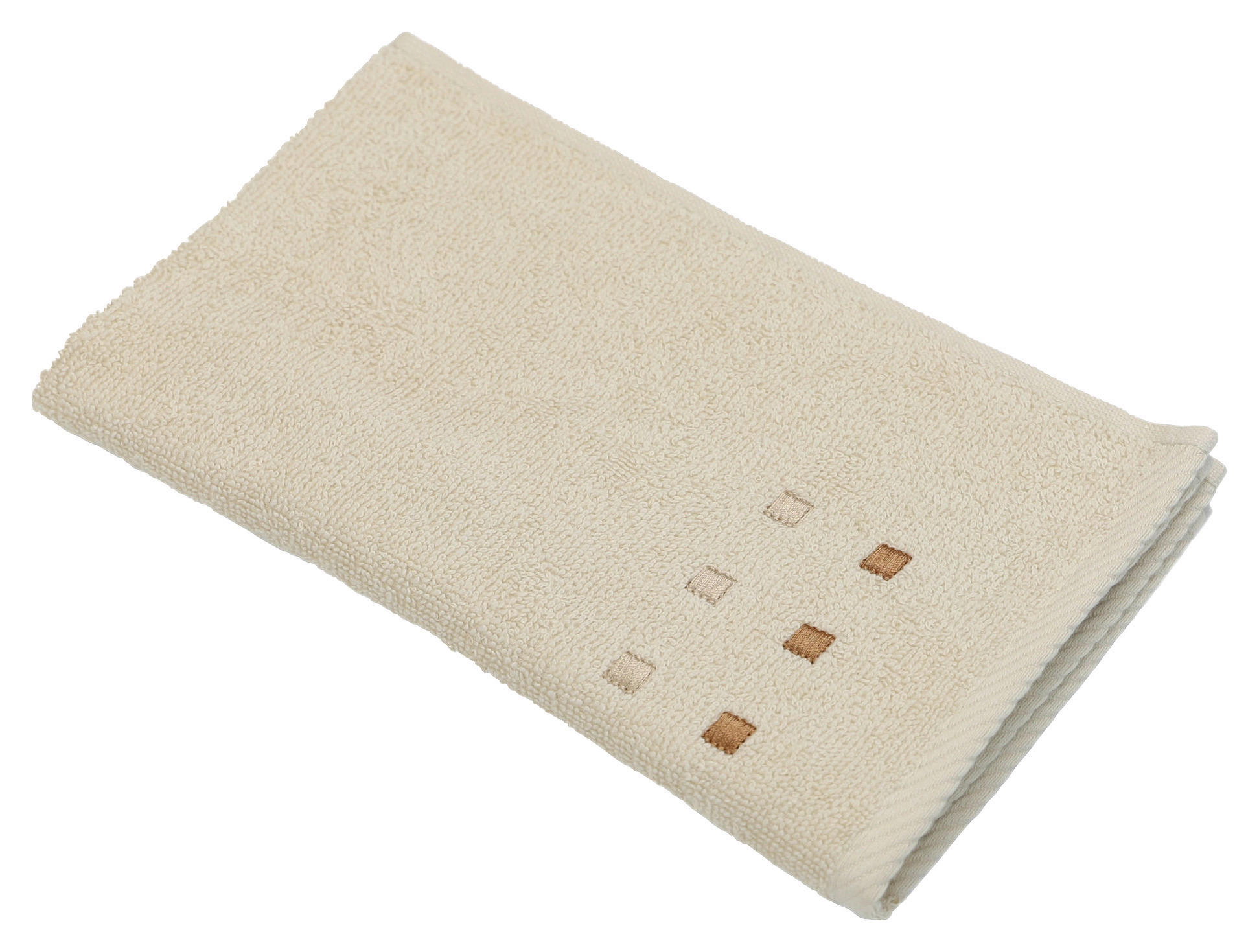 GÄSTETUCH 30/50 cm QUATTRO Beige  - Beige, KONVENTIONELL, Textil (30/50cm) - Esposa