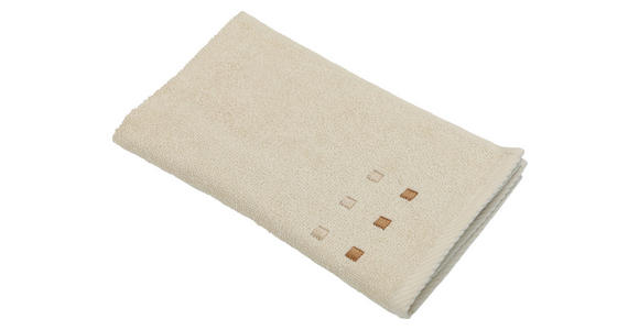 GÄSTETUCH 30/50 cm QUATTRO Beige  - Beige, KONVENTIONELL, Textil (30/50cm) - Esposa