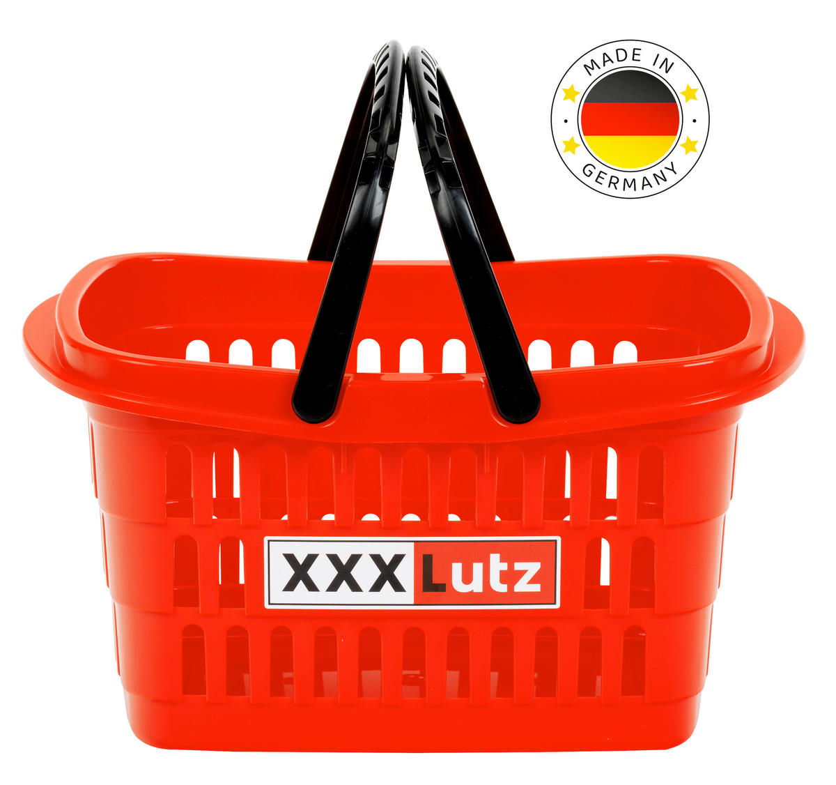 KAUFLADENZUBEHÖR EINKAUFSKORB XXXLUTZ  - Hellrot, Basics, Kunststoff (26,5/17,5/14cm)