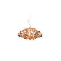 HÄNGELEUCHTE Drusa 60/60/20 cm   - Transparent/Weiß, Design, Kunststoff (60/60/20cm) - Slamp