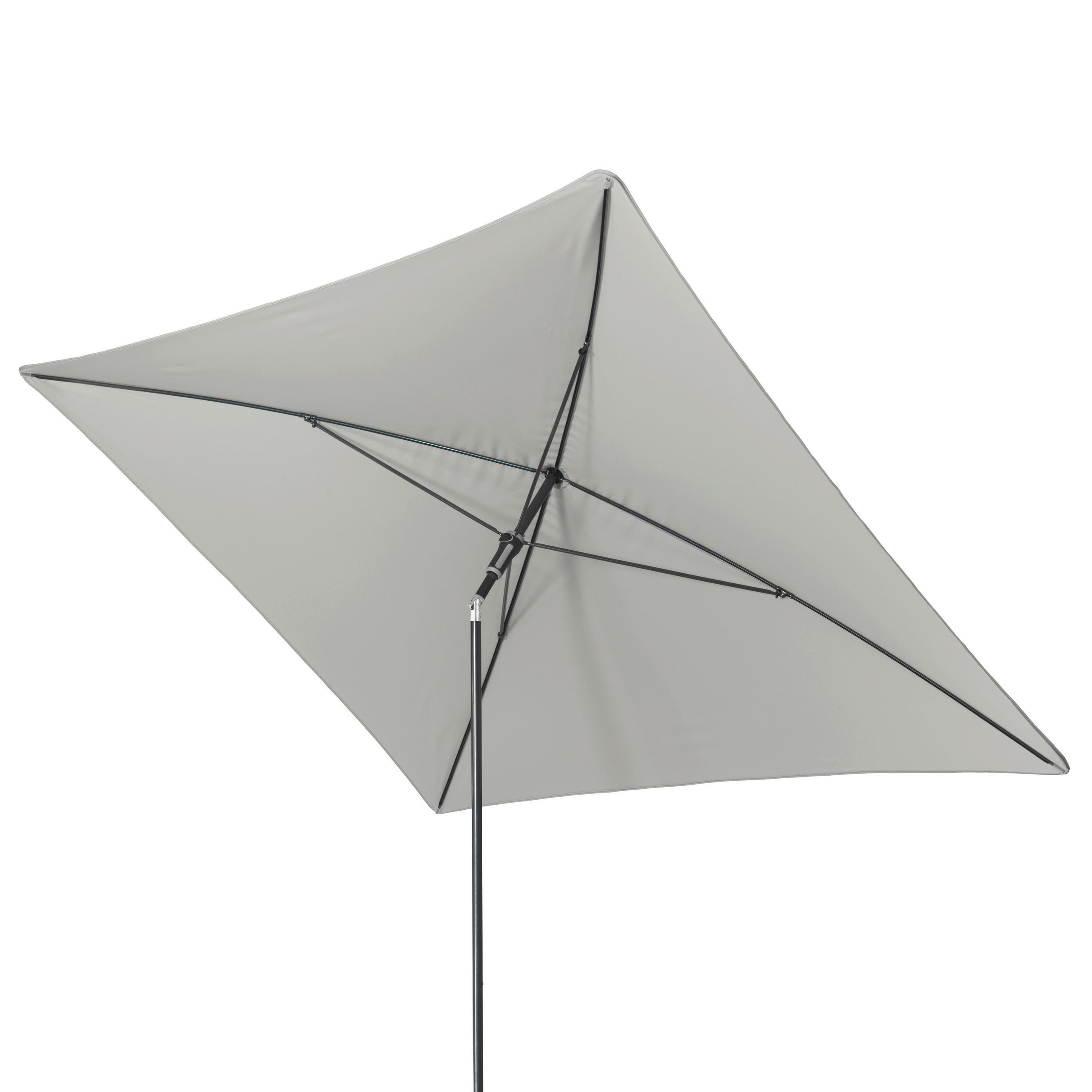 SONNENSCHIRM  230/190 cm  - Anthrazit/Hellgrau, Basics, Textil/Metall (230/190cm) - Doppler