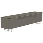 LOWBOARD  in 210/51/45 cm  - Alufarben/Grau, Design, Glas/Holzwerkstoff (210/51/45cm) - Moderano