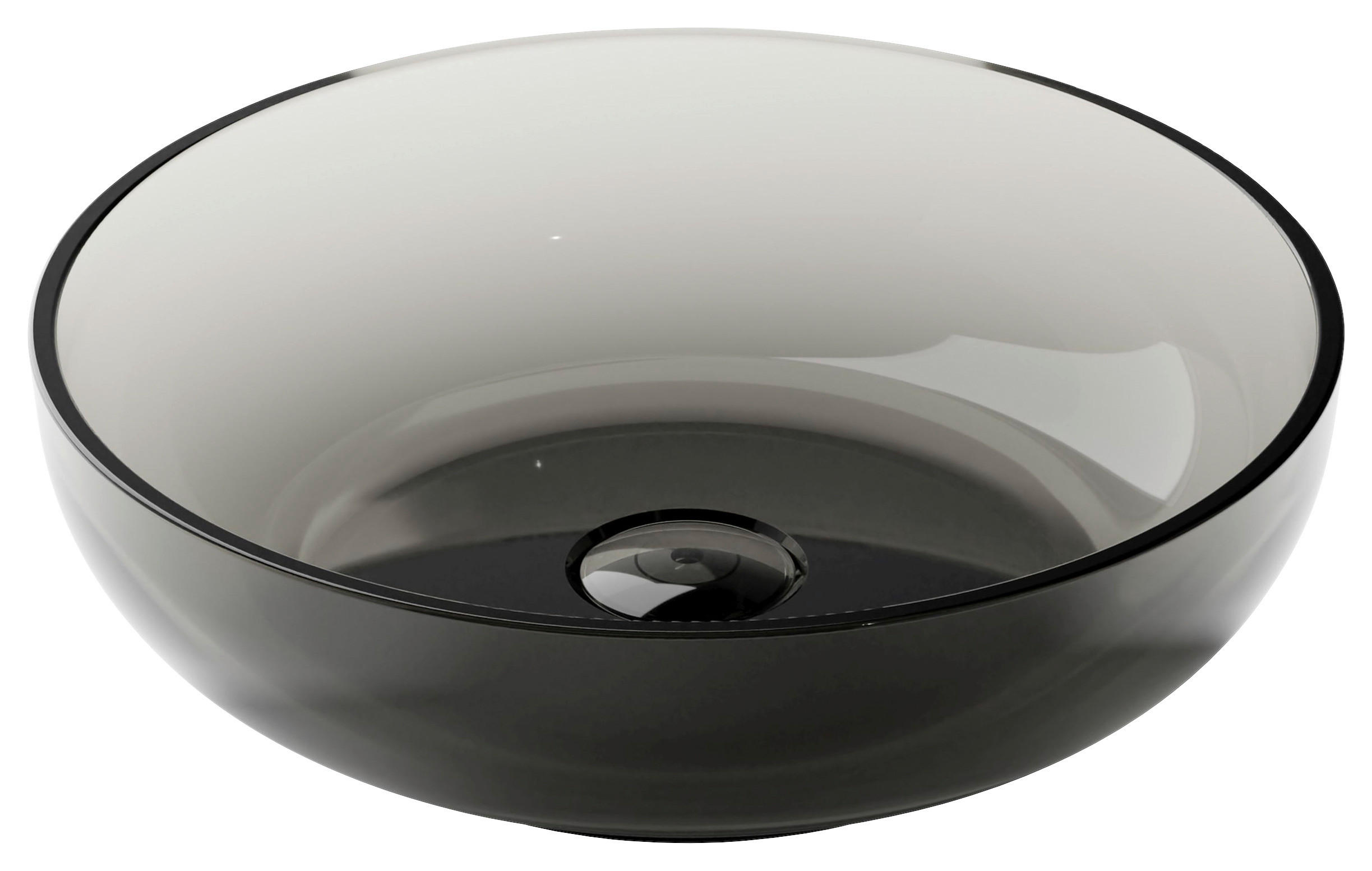 WASCHBECKEN 40/12/40 cm  - Graphitfarben, MODERN, Kunststoff (40/12/40cm)