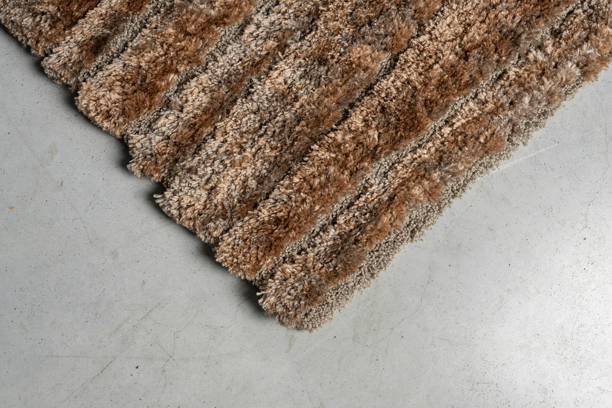 WEBTEPPICH 133/195 cm Masai Braun  - Braun, Basics, Kunststoff/Textil (133/195cm) - Novel