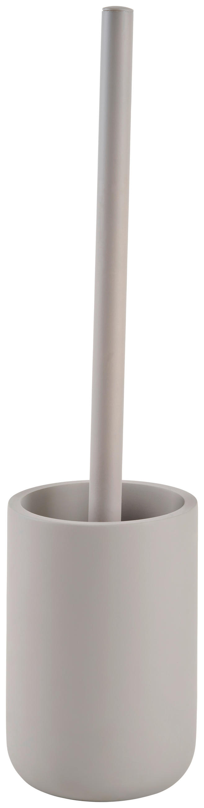 WC-BÜRSTE in Metall, Kunststoff  Kunststoff   - Taupe, Trend, Kunststoff/Metall (9,3/36,8cm) - Homeware